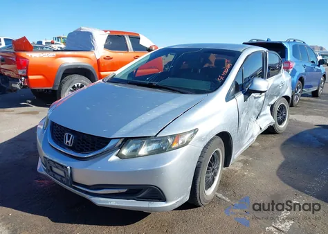 2013 Honda Civic Lx from USA, damaged, VIN 2HGFB2F57DH501571
